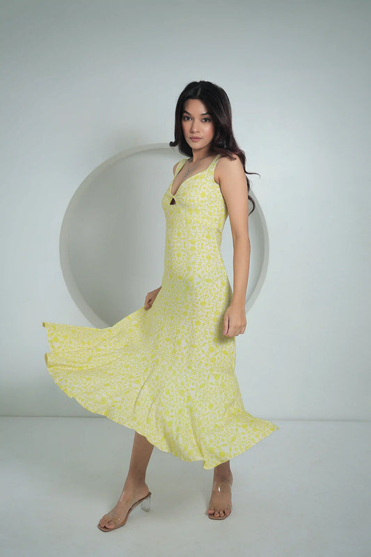 Floral Muse - Cyber Lime | TEA&DOVE